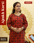 Pure Ajrakh Cotton Kurti
