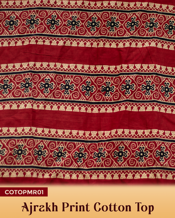 Ajrakh Cotton Top