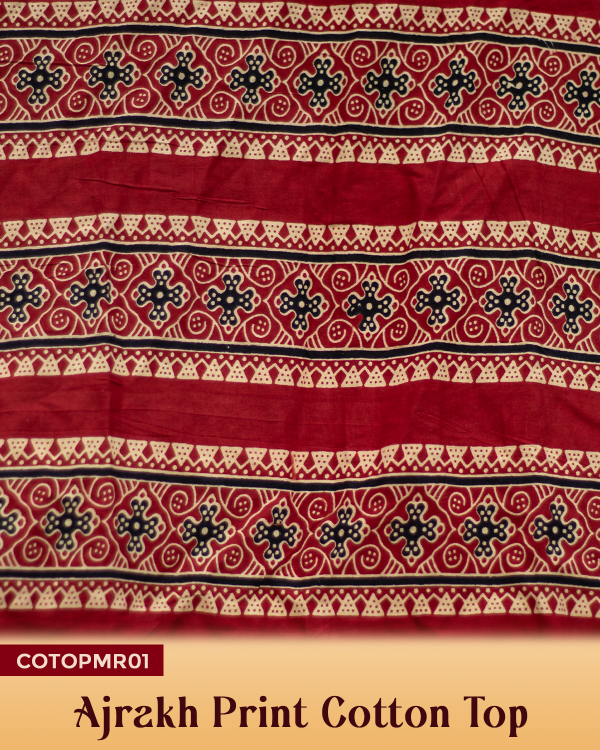 Ajrakh Cotton Top