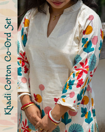 Khadi Cotton Co-Ord Set