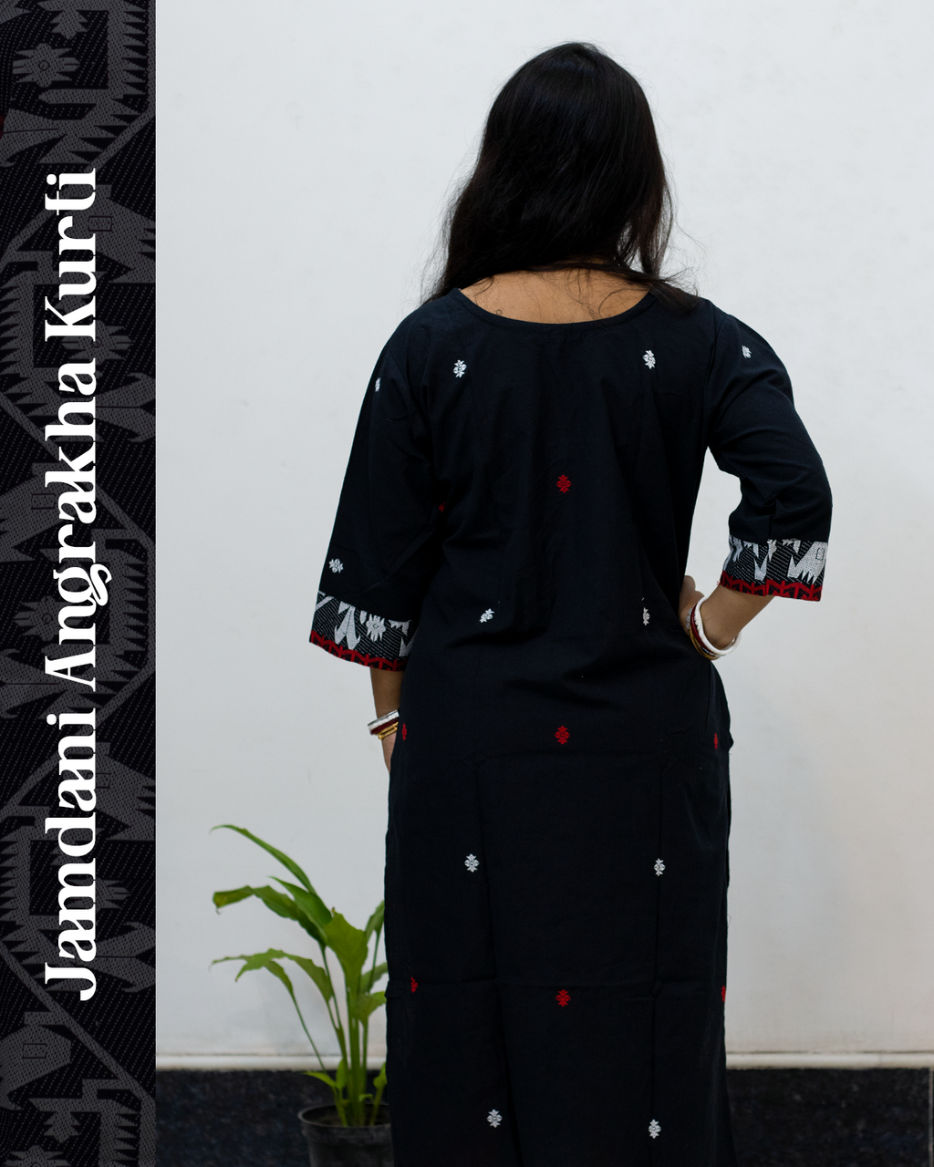 Jamdani Angrakha Kurti