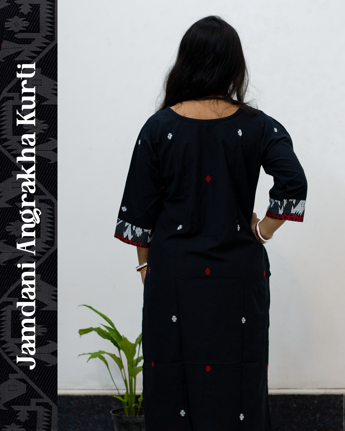 Jamdani Angrakha Kurti