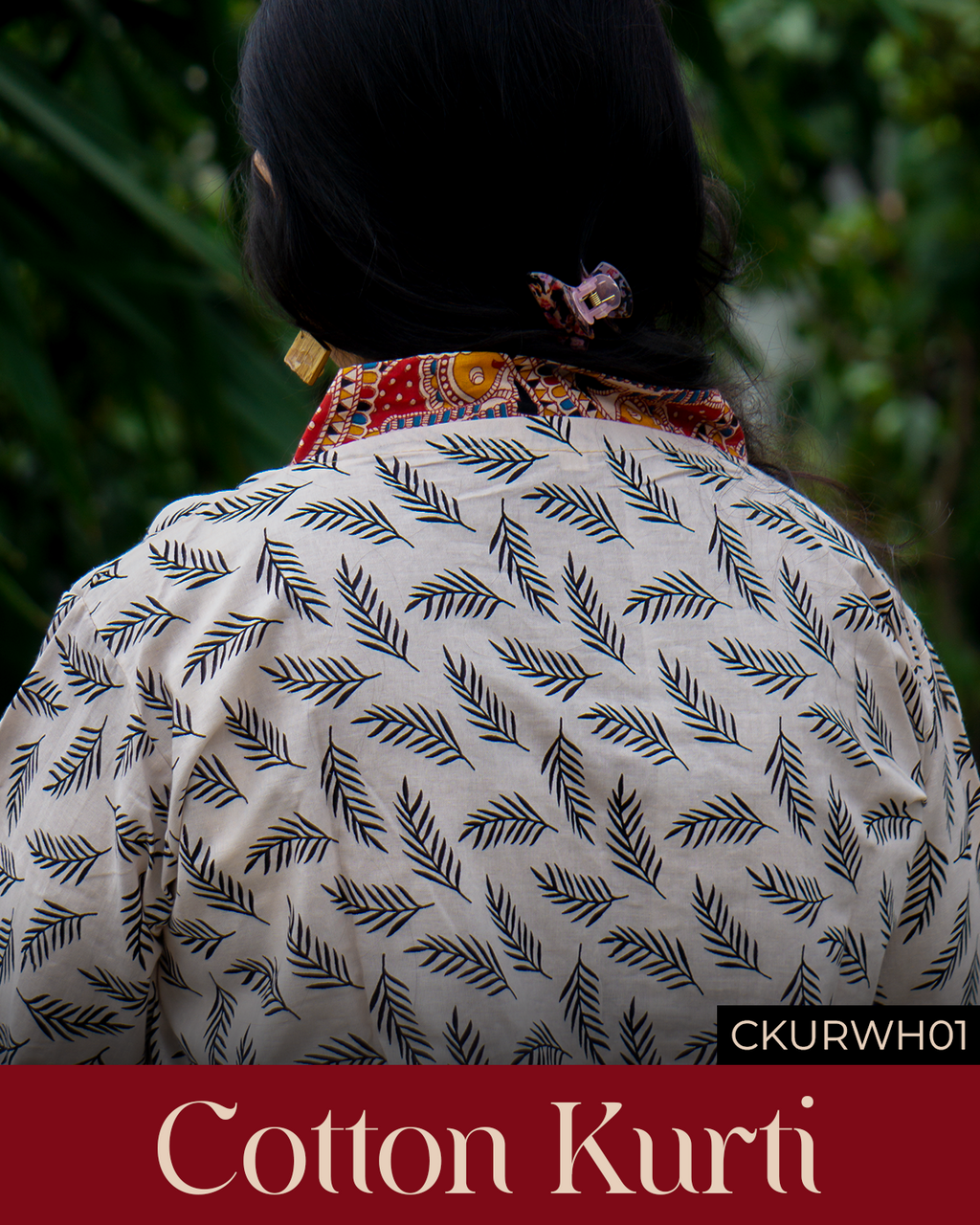 Cotton Kurti White