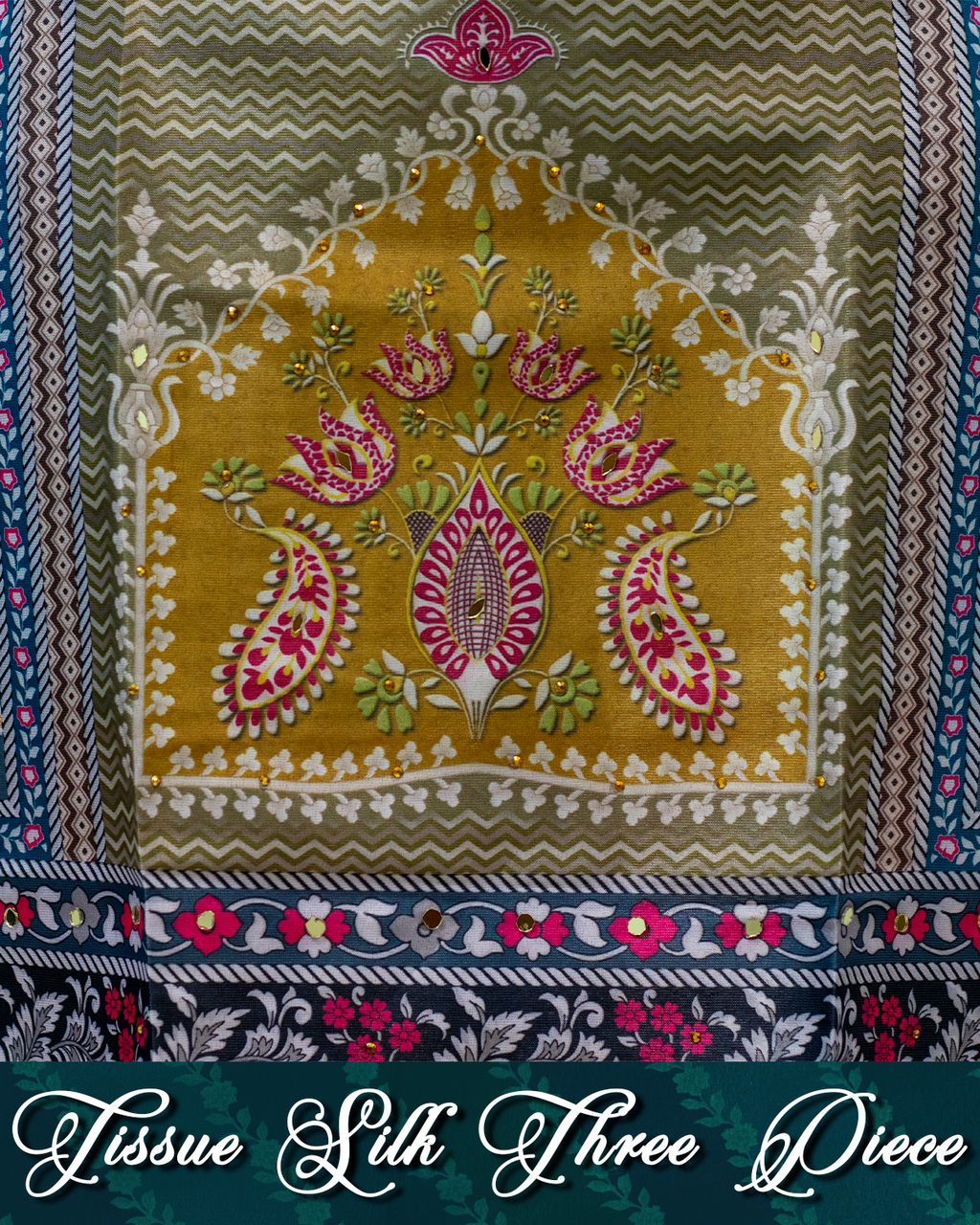 Tissue Silk Three Piece Set