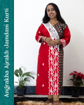 Angrakha Ajrakh Jamdani Kurti