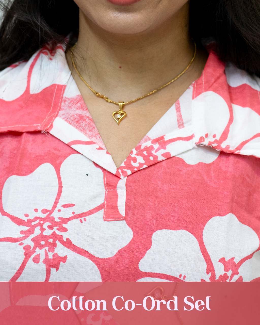 Cotton Co-Ord Set (Pink)