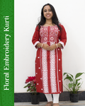 Floral Embroidery Kurti