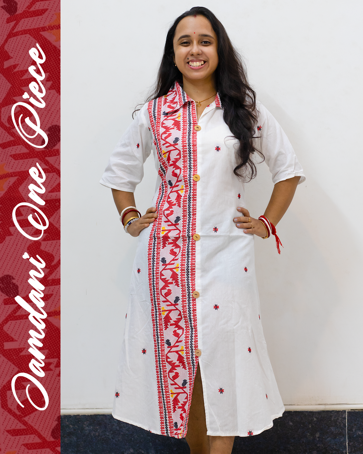 Jamdani One Piece Dress