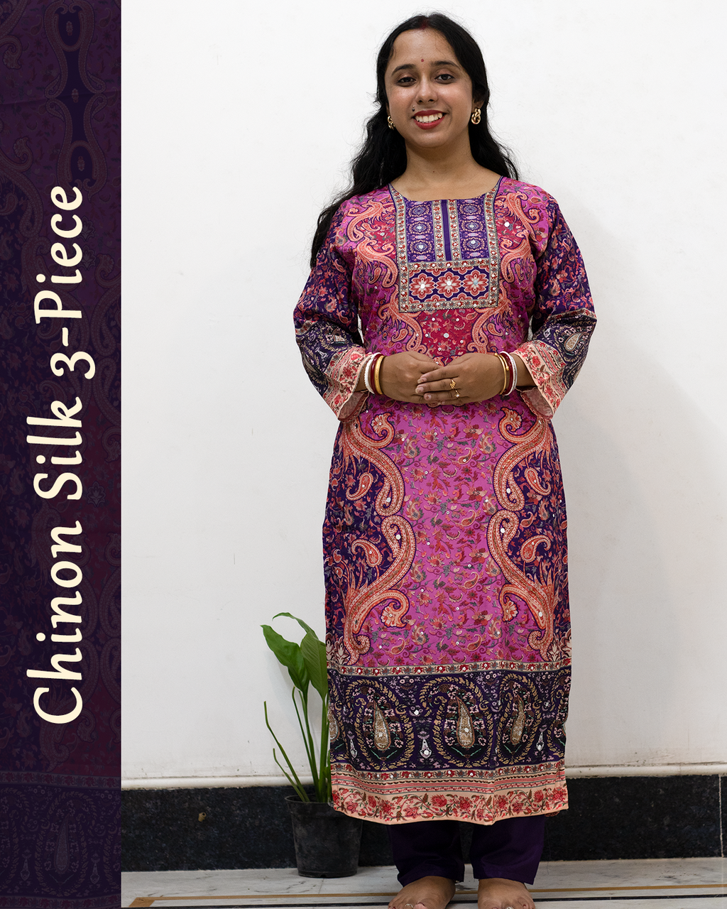 Chinnon Silk Three Piece Set