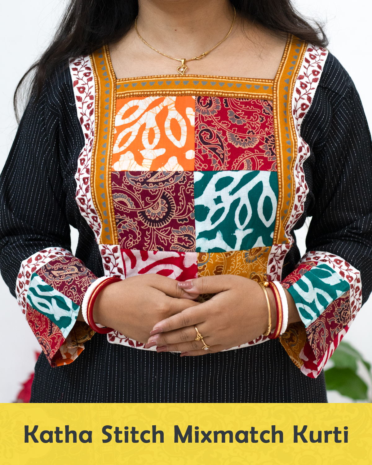 Katha Stitch Mixmatch Kurti