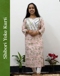 Shibori Yoke Kurti