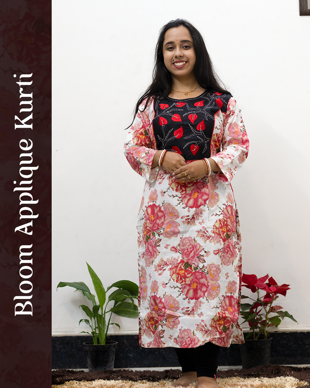 Bloom Applique Kurti