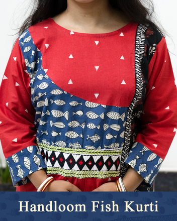 Handloom Fish Kurti