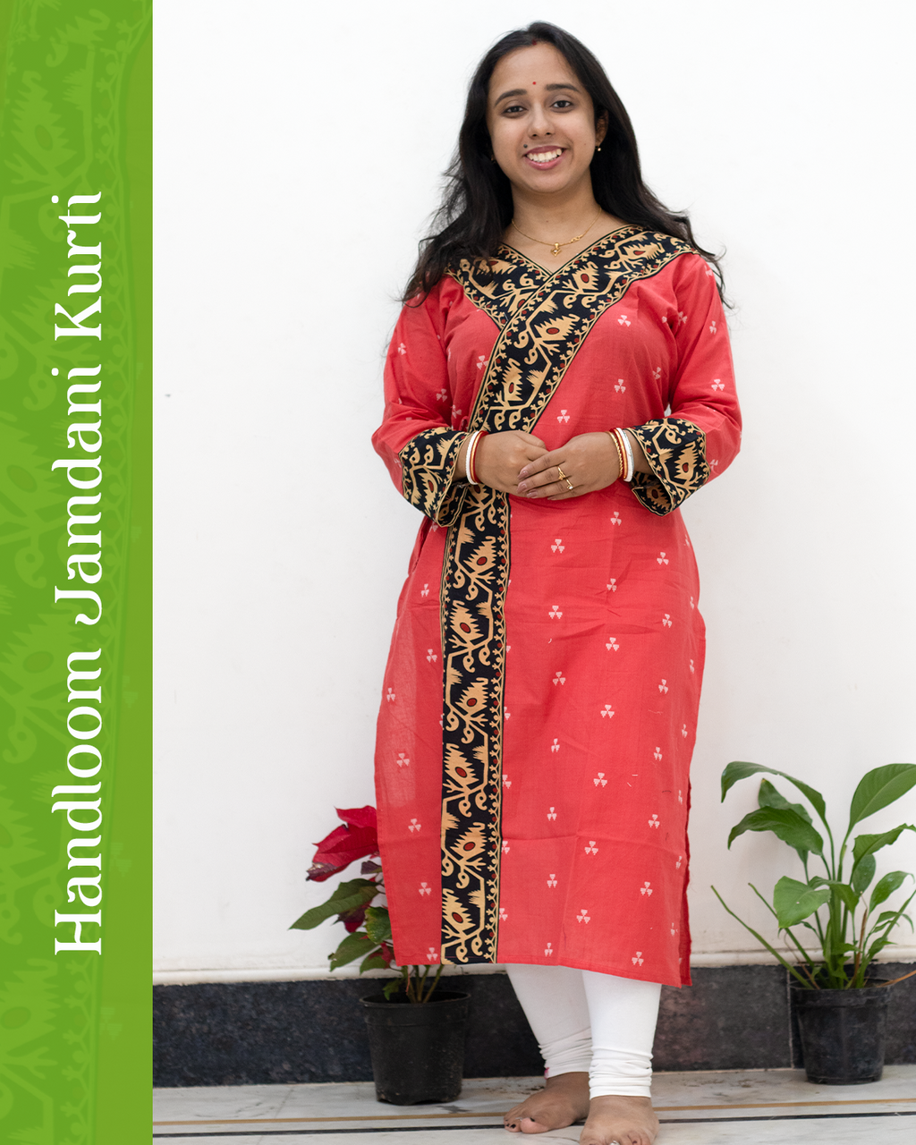 Handloom Jamdani Kurti
