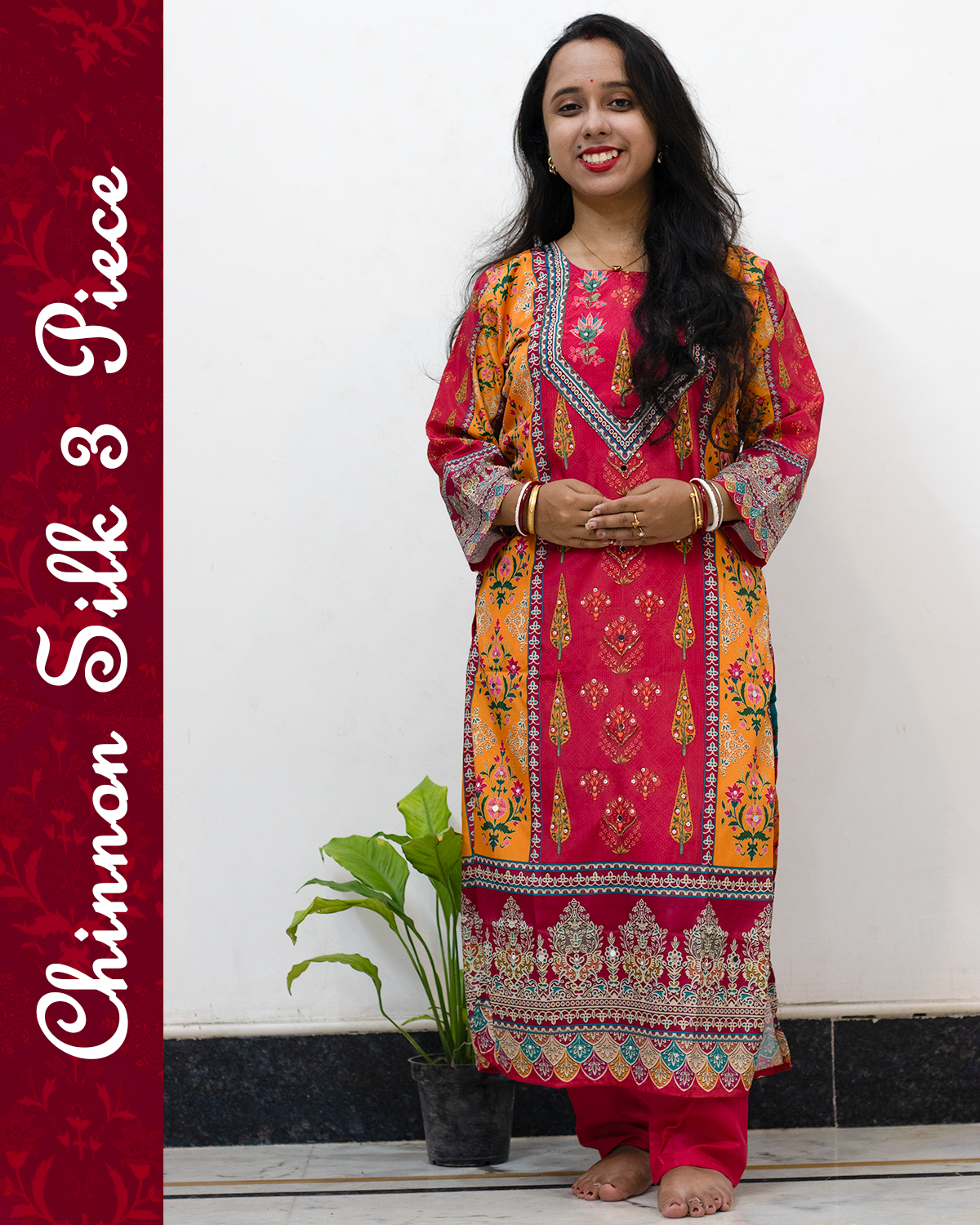 Chinnon Silk Three Piece Set