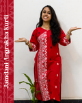 Jamdani Angrakha Kurti