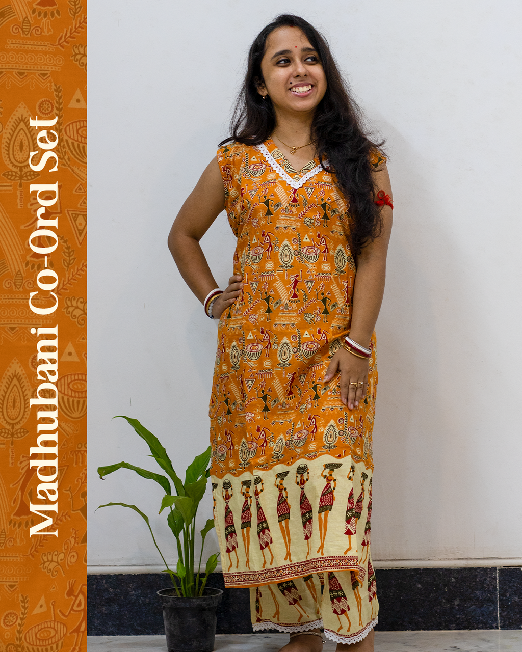 Madhubani Print Co-Ord Set