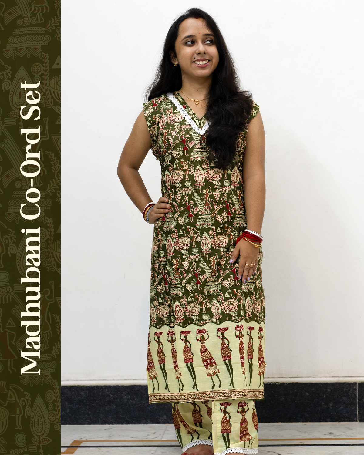 Madhubani Print Co-Ord Set