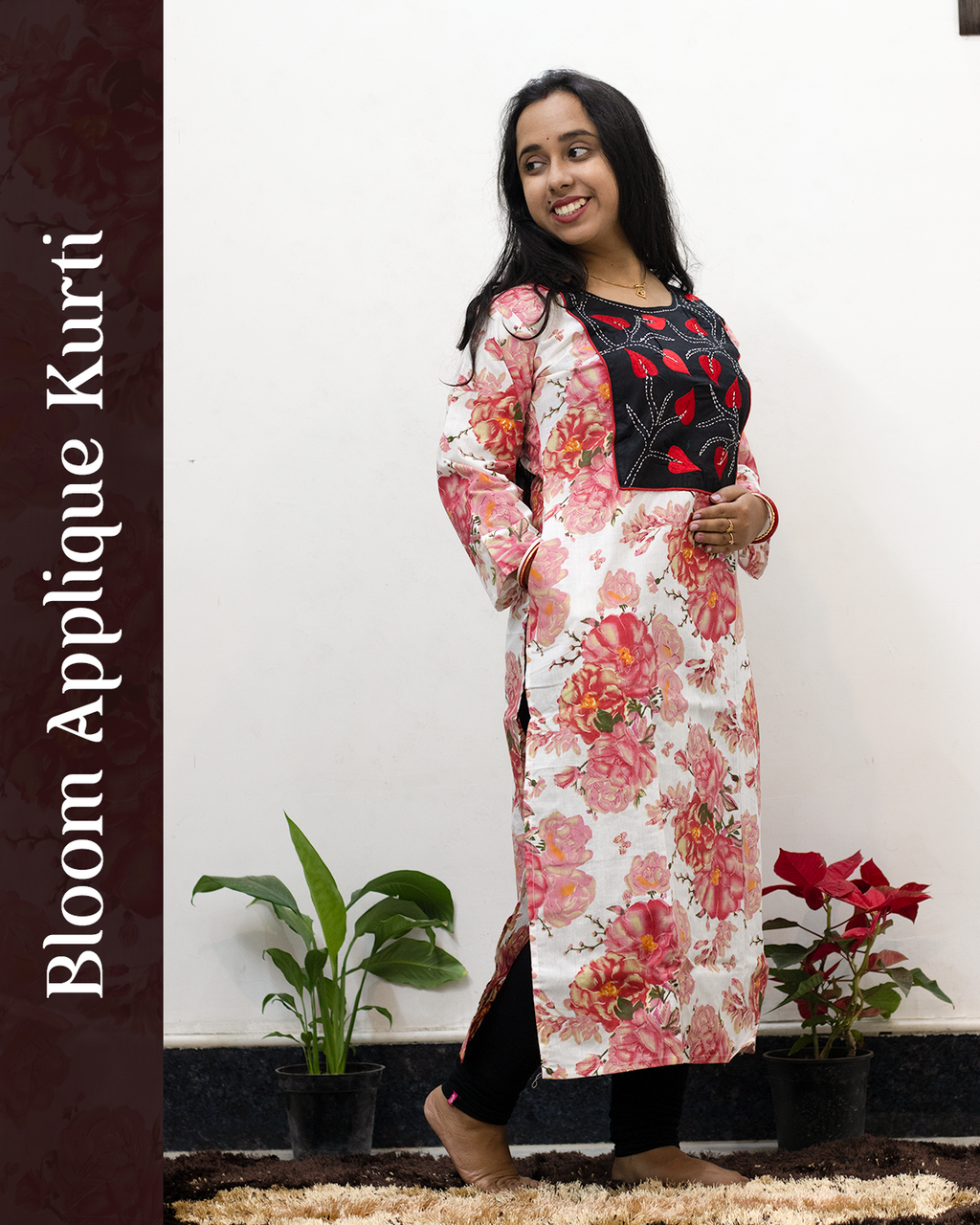 Bloom Applique Kurti