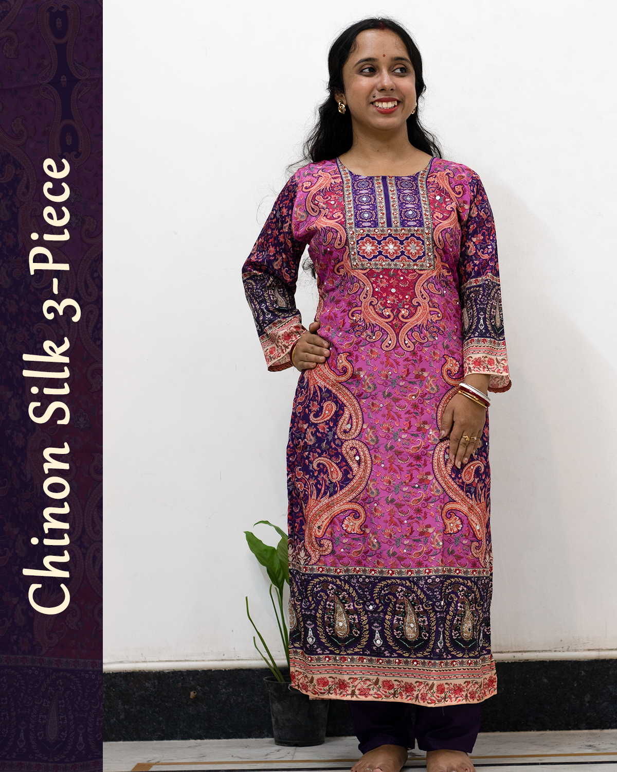 Chinnon Silk Three Piece Set