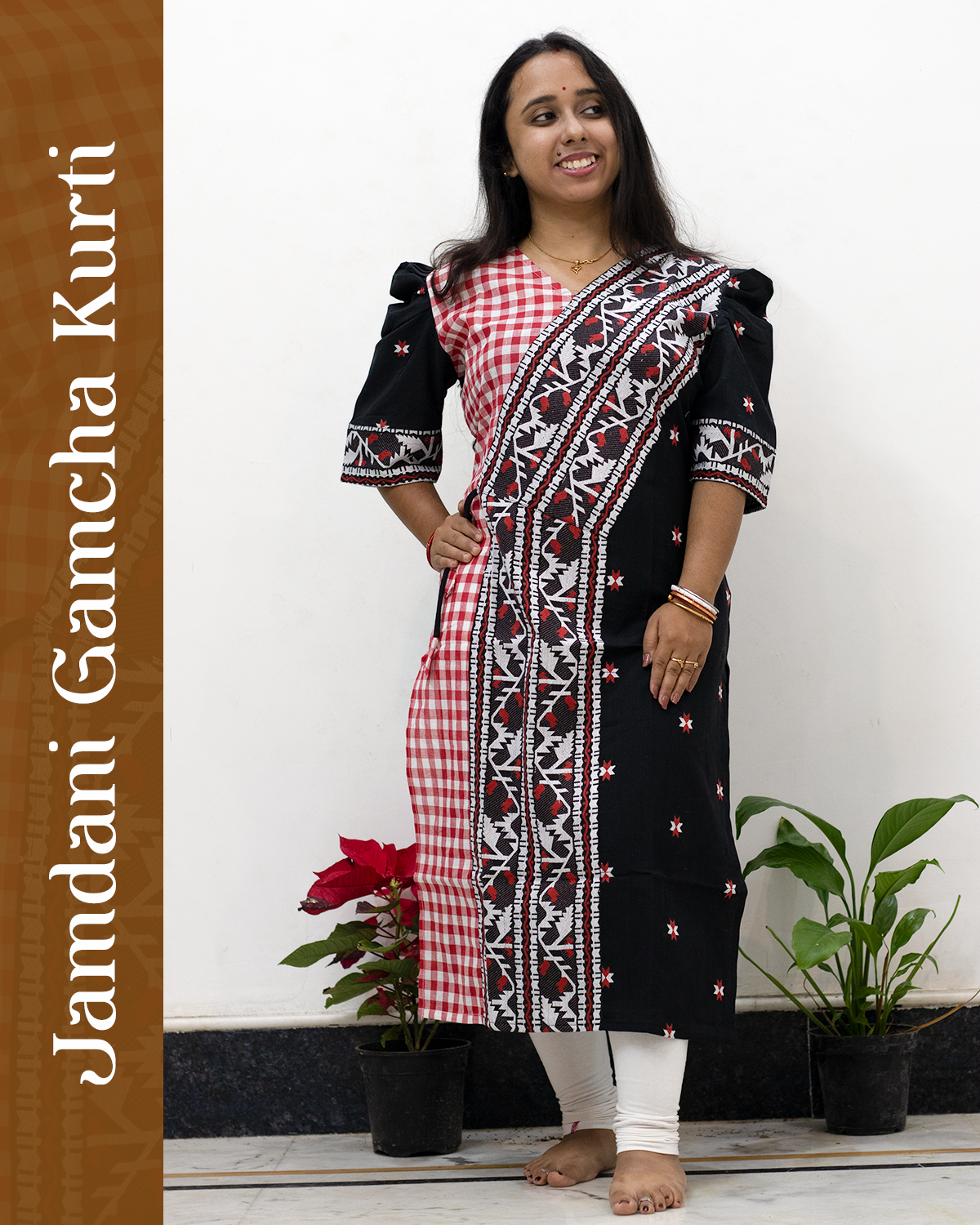 Jamdani Gamcha Kurti