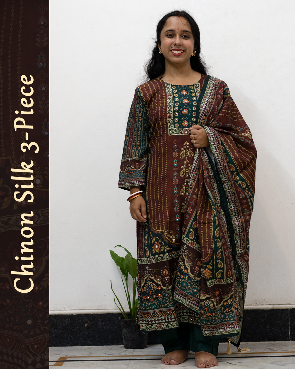 Chinnon Silk Three Piece Set