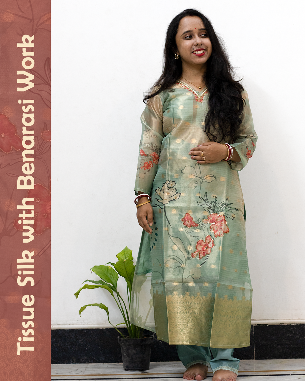Tissue Silk Benarasi Work