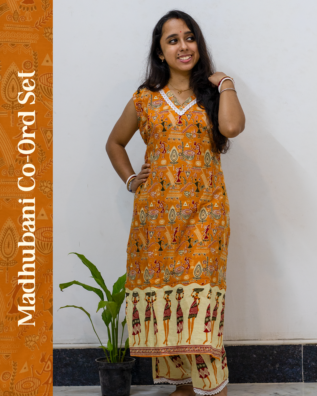 Madhubani Print Co-Ord Set