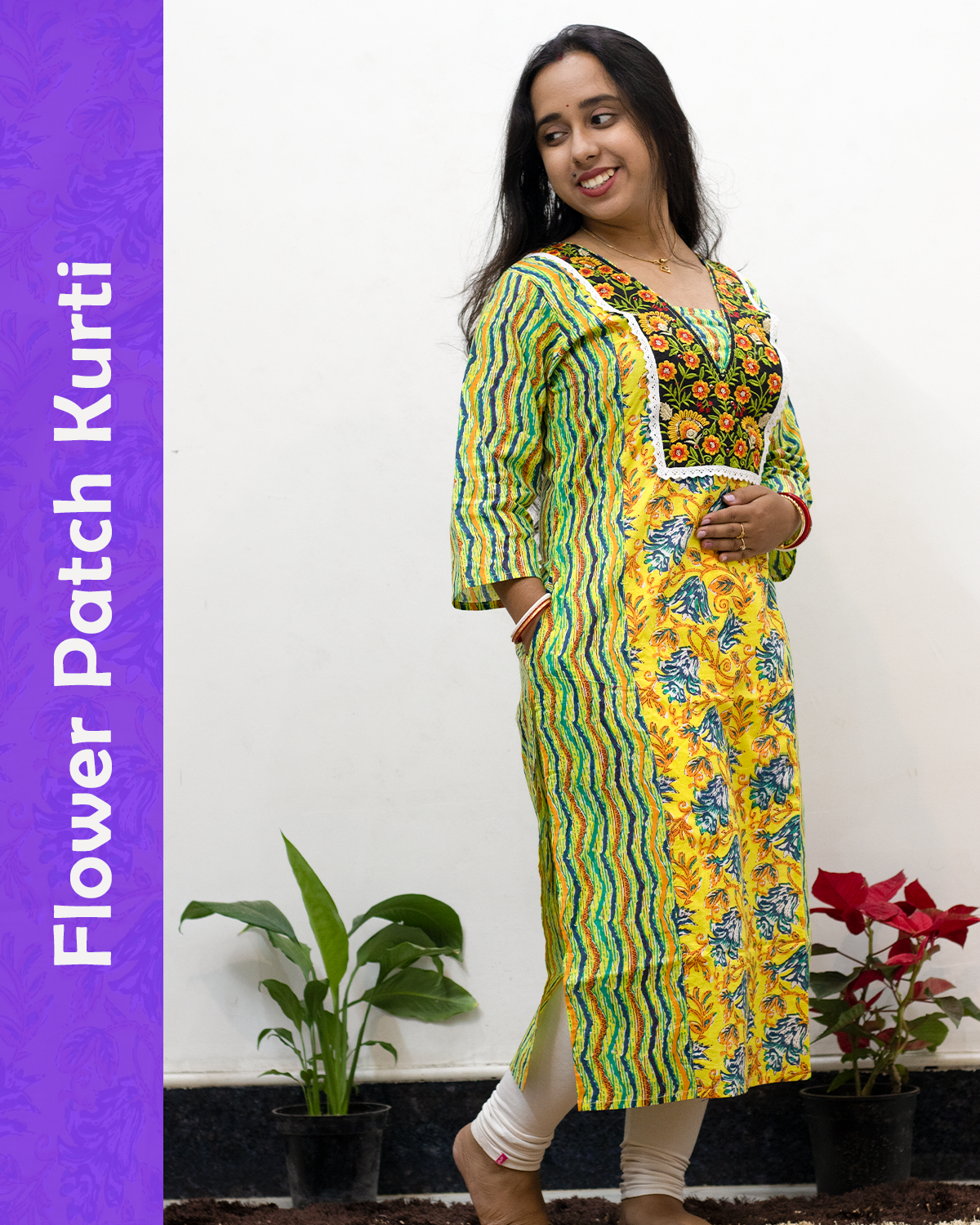 Flower Patch Kurti