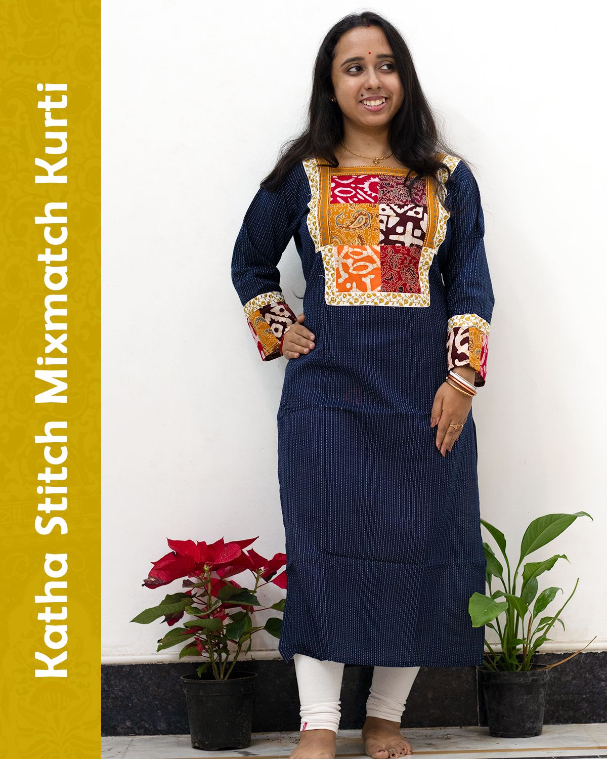 Katha Stitch Mixmatch Kurti