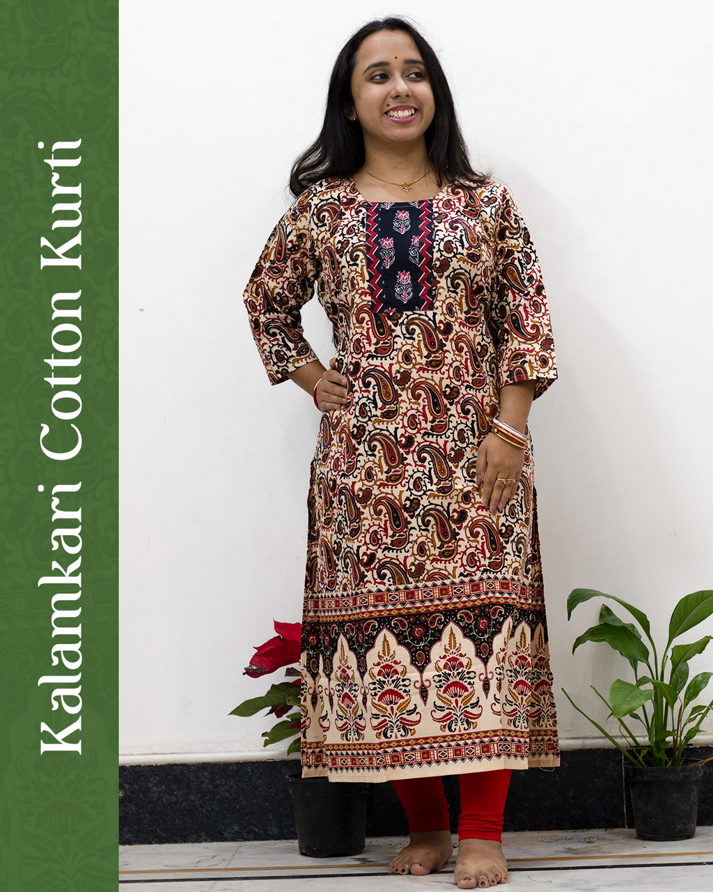 Kalamkari Cotton Kurti