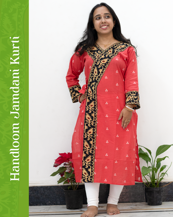 Handloom Jamdani Kurti