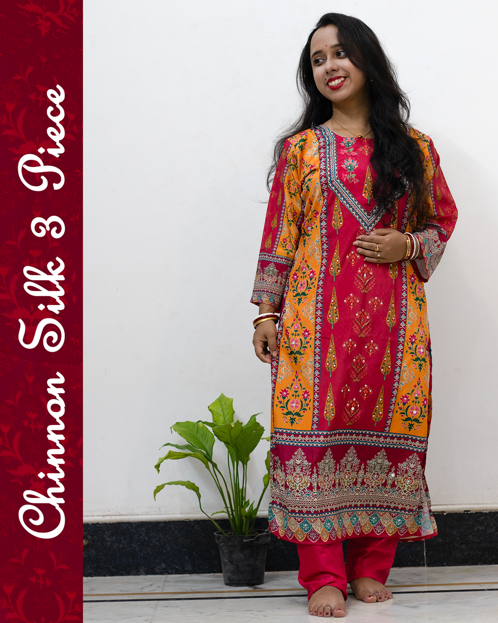 Chinnon Silk Three Piece Set