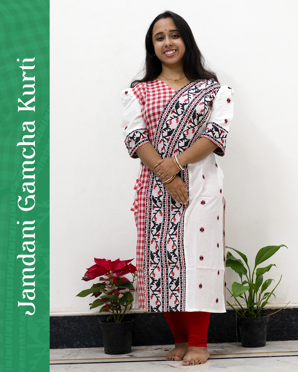 Jamdani Gamcha Kurti