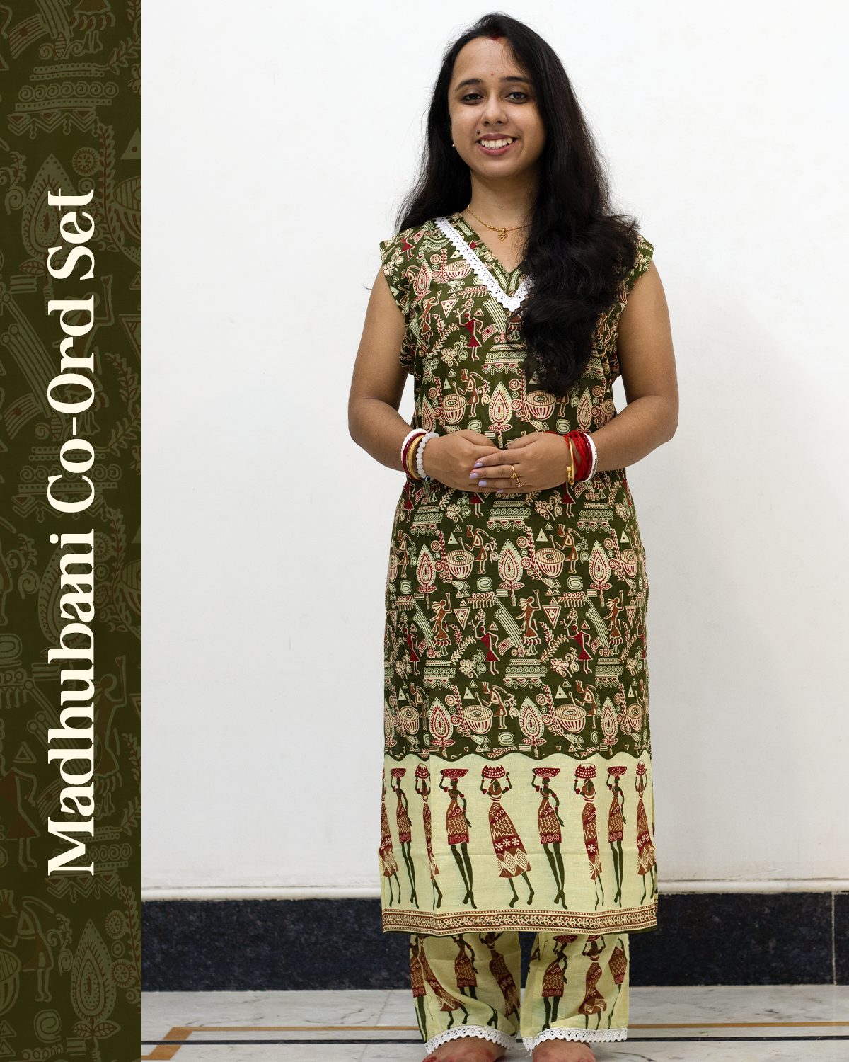 Madhubani Print Co-Ord Set