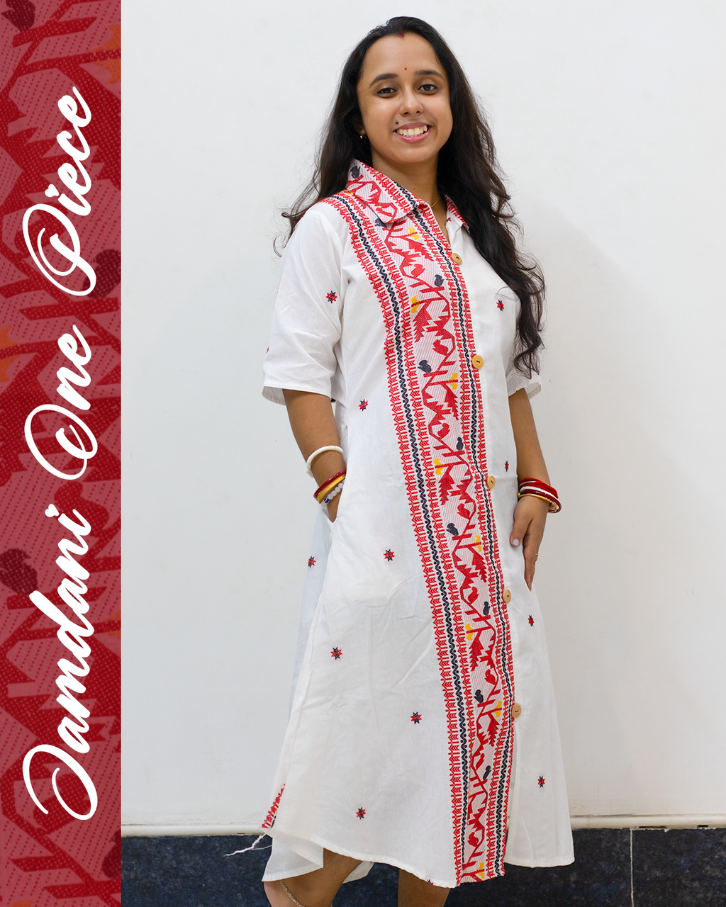 Jamdani One Piece Dress