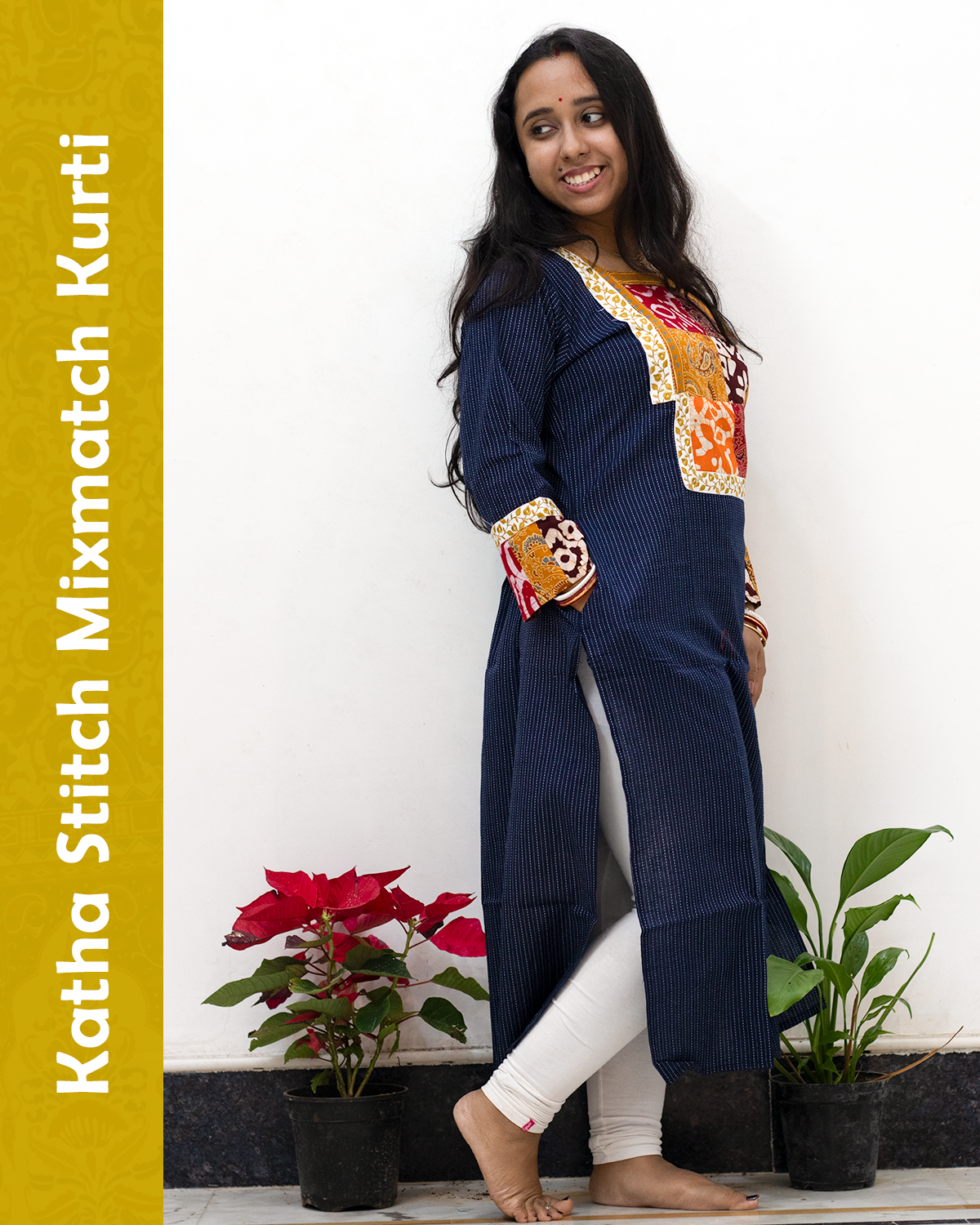 Katha Stitch Mixmatch Kurti