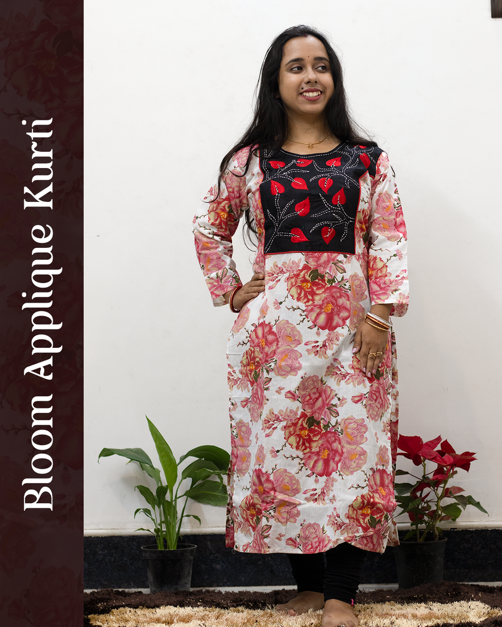 Bloom Applique Kurti