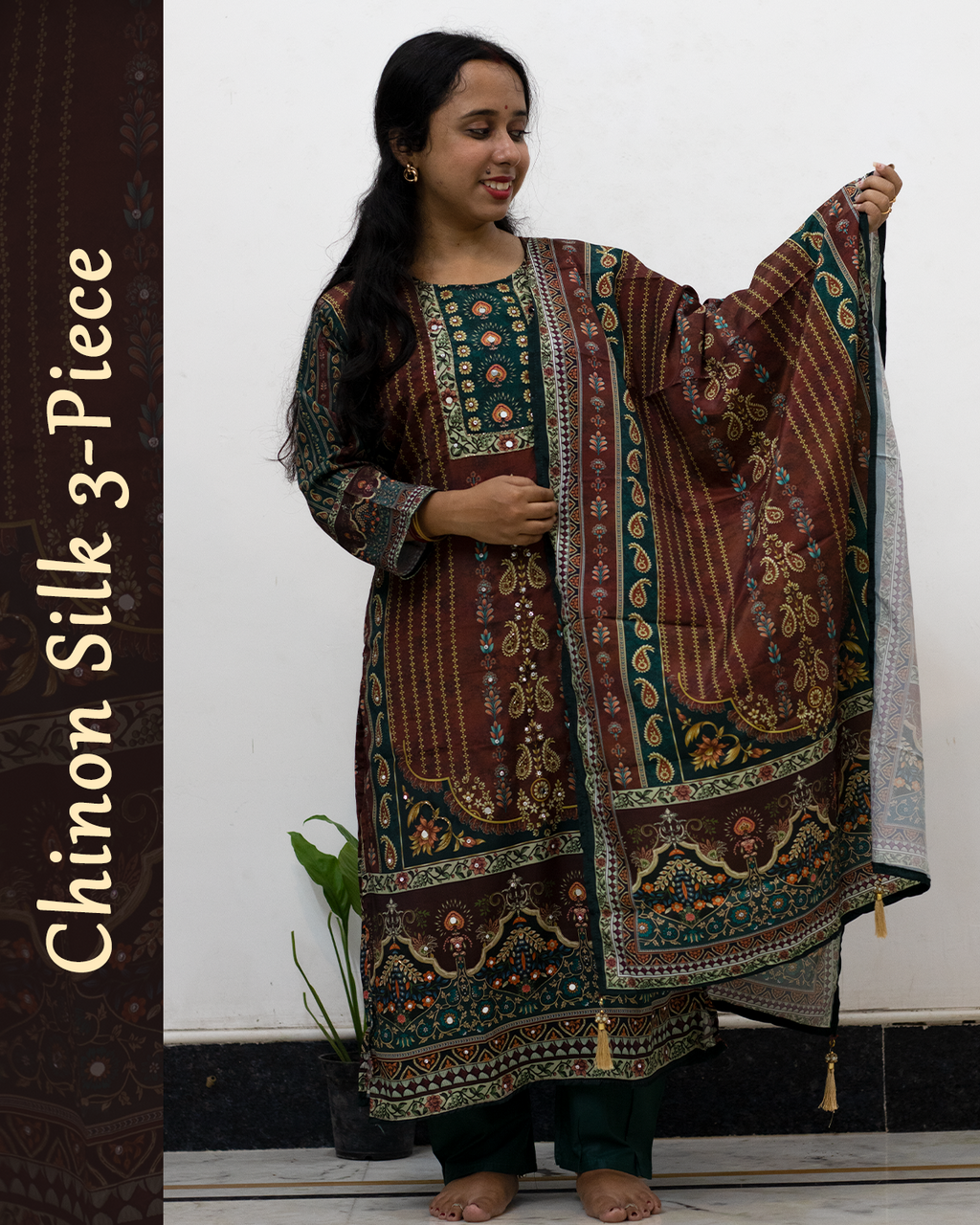 Chinnon Silk Three Piece Set
