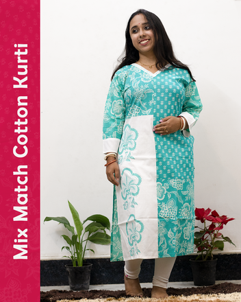 Mix Match Cotton Kurti