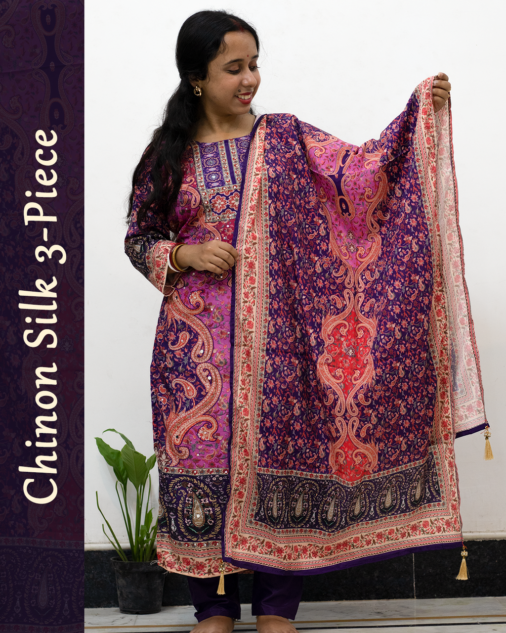 Chinnon Silk Three Piece Set