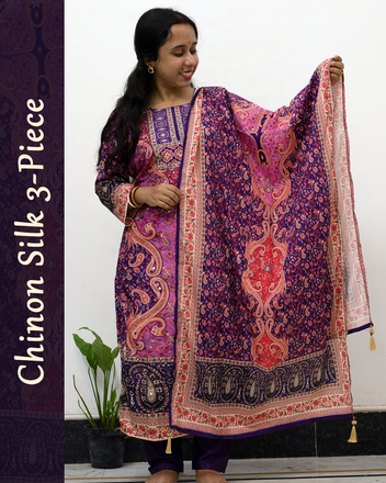 Chinnon Silk Three Piece Set