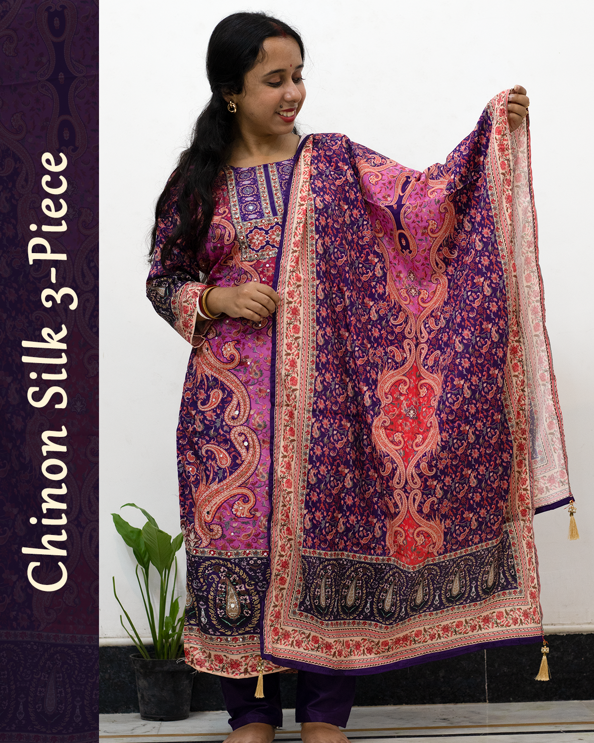 Chinnon Silk Three Piece Set