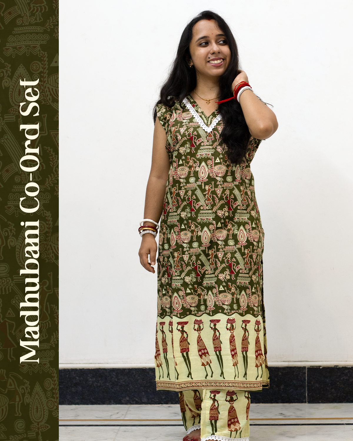 Madhubani Print Co-Ord Set