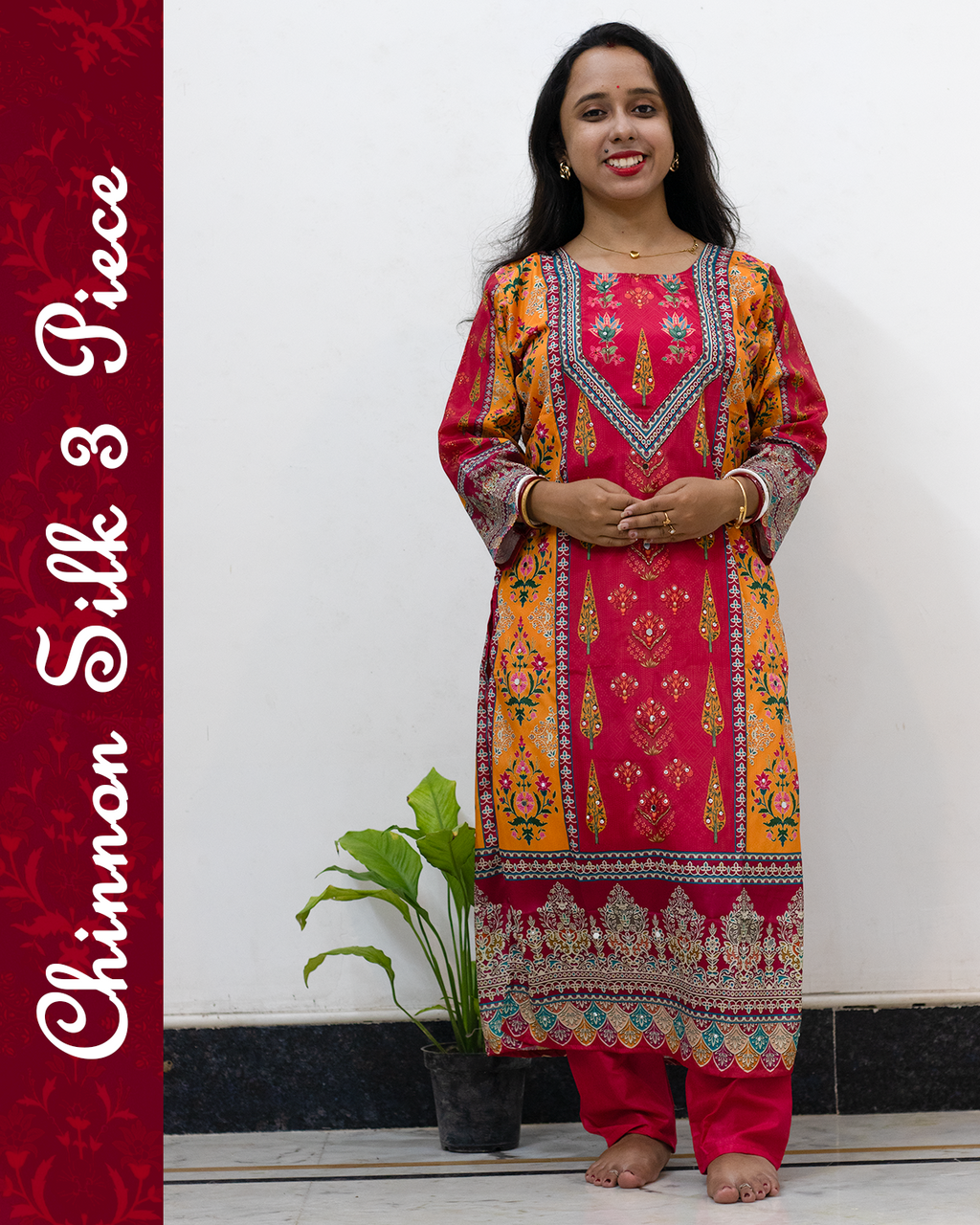 Chinnon Silk Three Piece Set