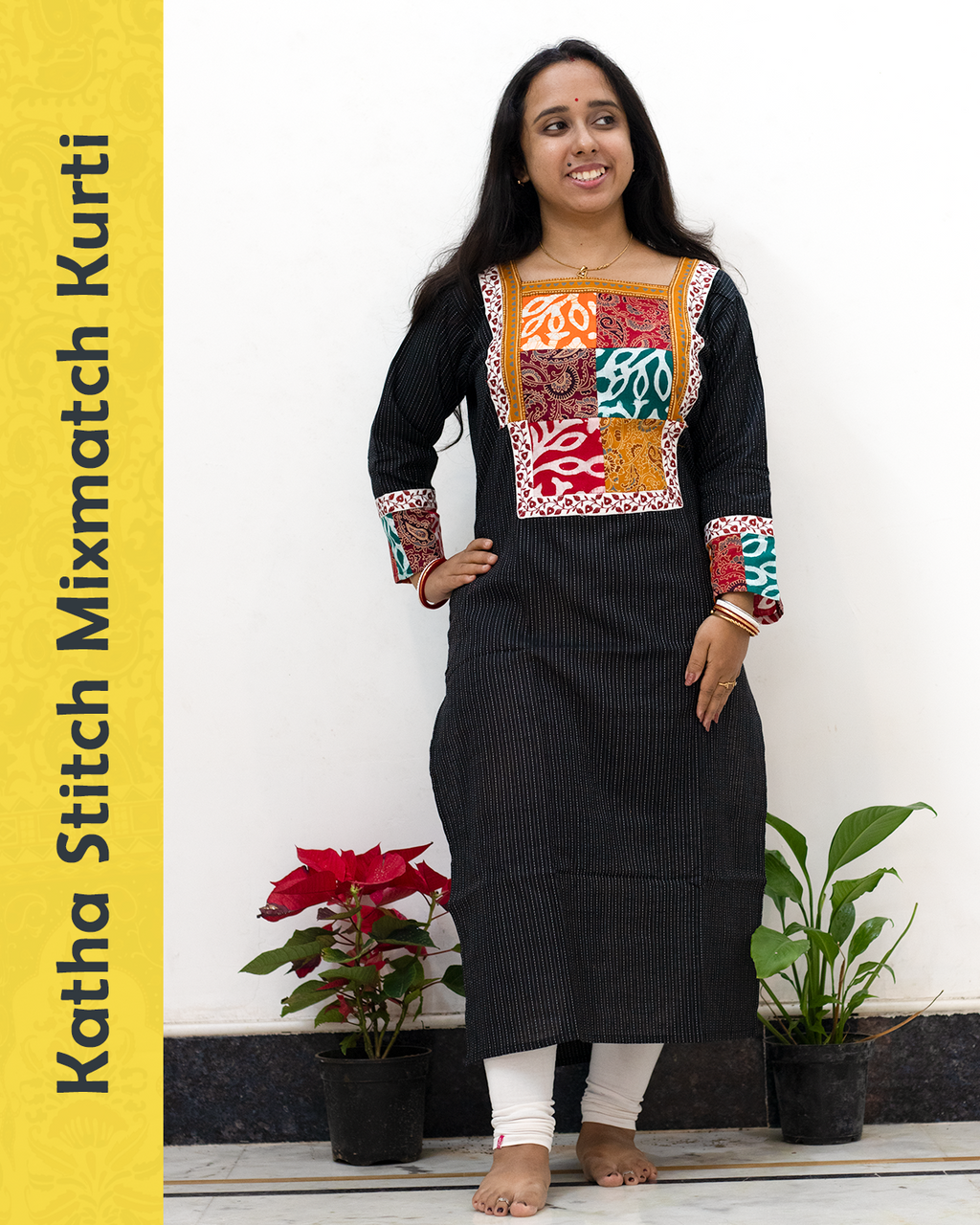 Katha Stitch Mixmatch Kurti