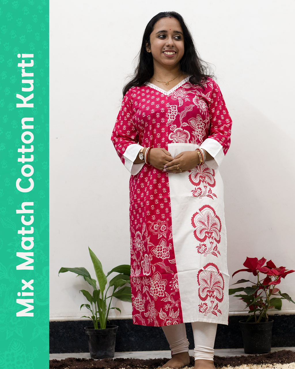 Mix Match Cotton Kurti