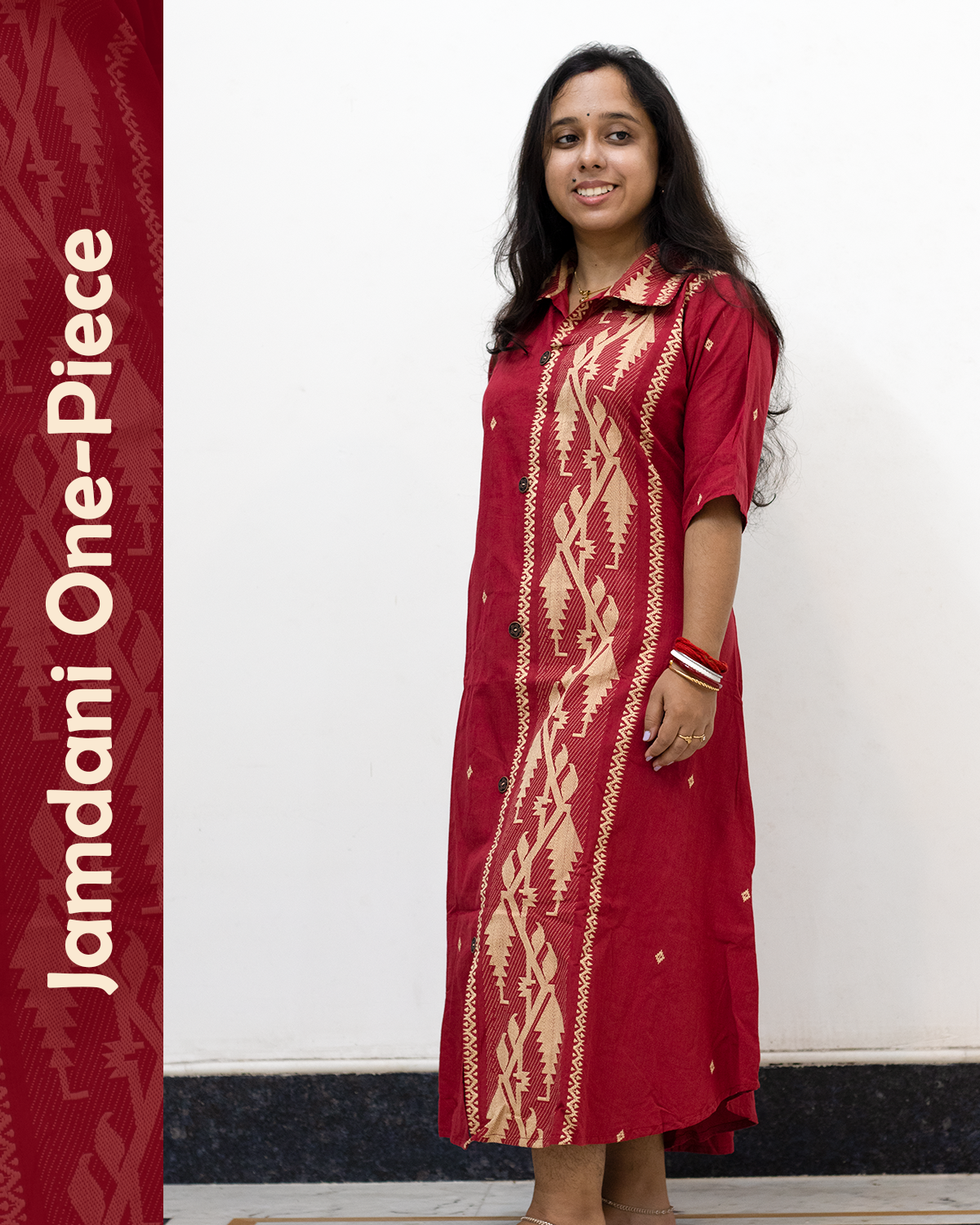 Jamdani One Piece Dress