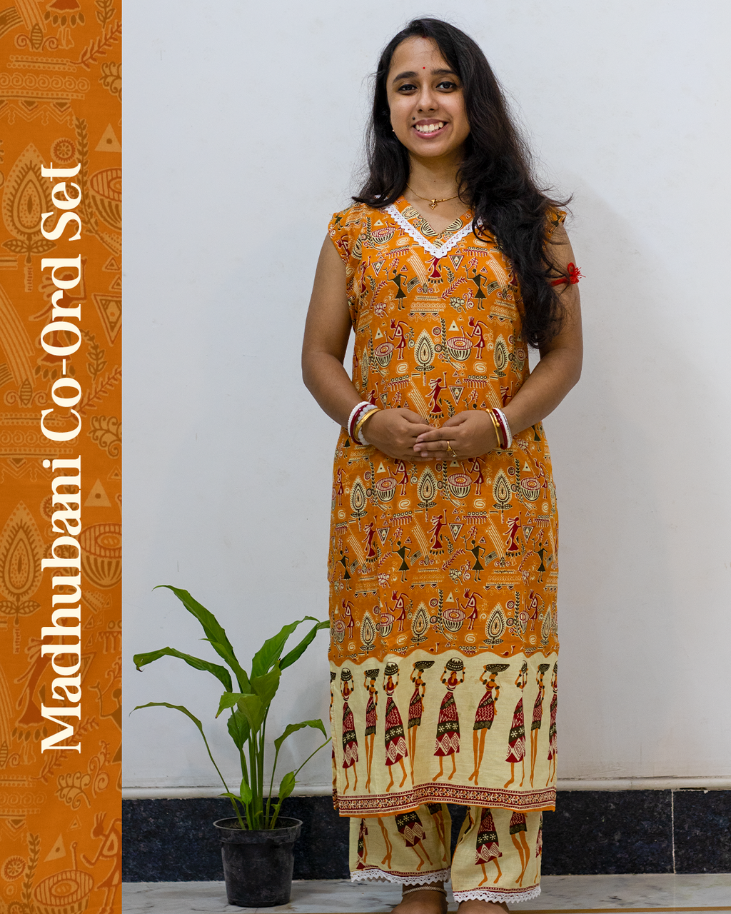 Madhubani Print Co-Ord Set