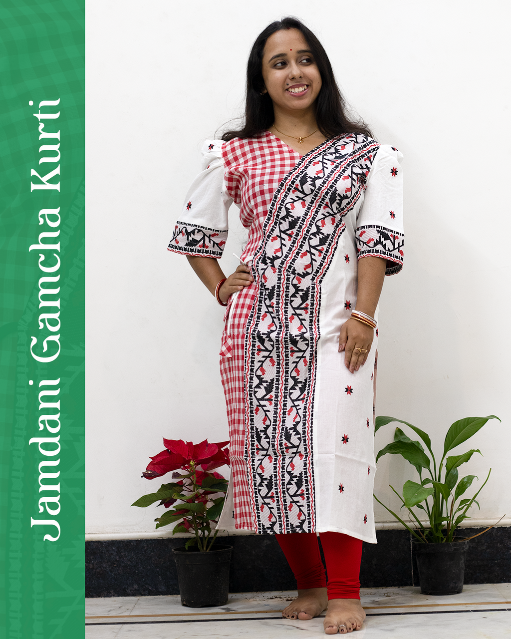 Jamdani Gamcha Kurti